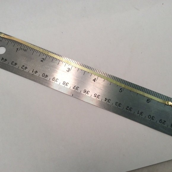 10K SOLID YELLOW REAL GOLD REVERSIBLE GREEK KEY HERRINGBONE bracelet  2.10GR  7 - Picture 8 of 9